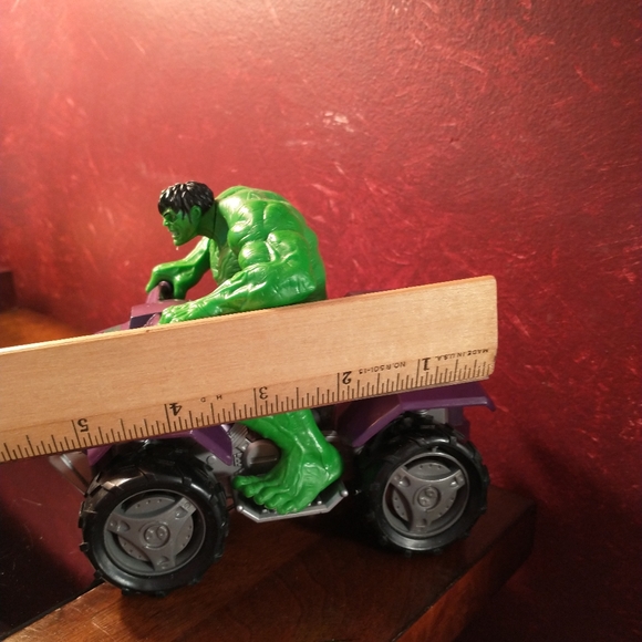 Incredible Hulk 2007 Marvel Hulk Figure & Zoom-n-Go ATV 4 Wheeler - RARE - Picture 6 of 6